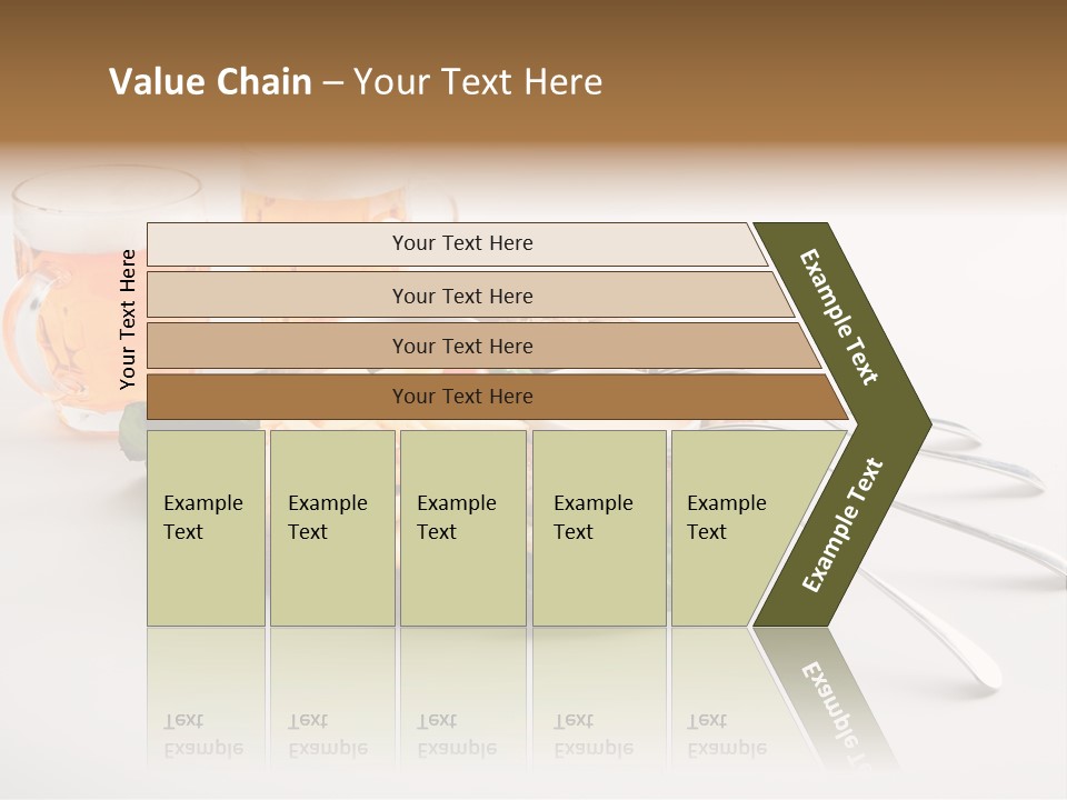 Business Meal Brown PowerPoint Template