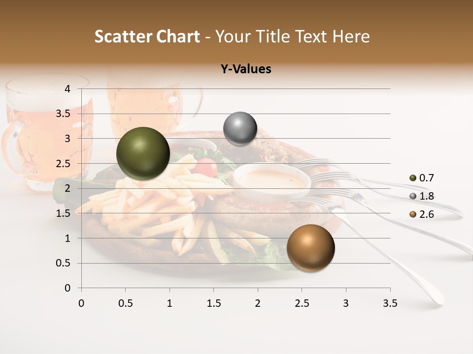 Business Meal Brown PowerPoint Template