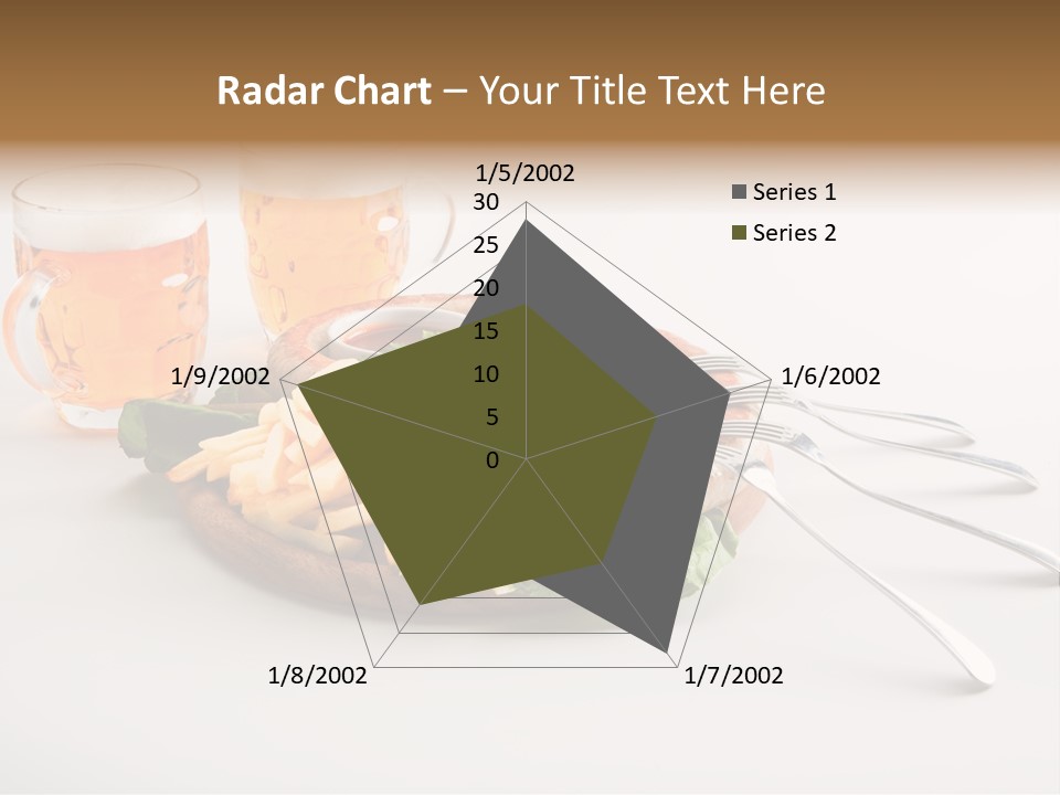 Business Meal Brown PowerPoint Template