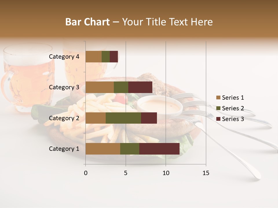 Business Meal Brown PowerPoint Template