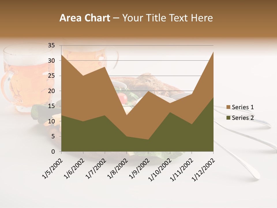 Business Meal Brown PowerPoint Template