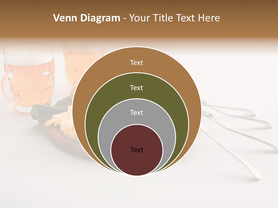 Business Meal Brown PowerPoint Template