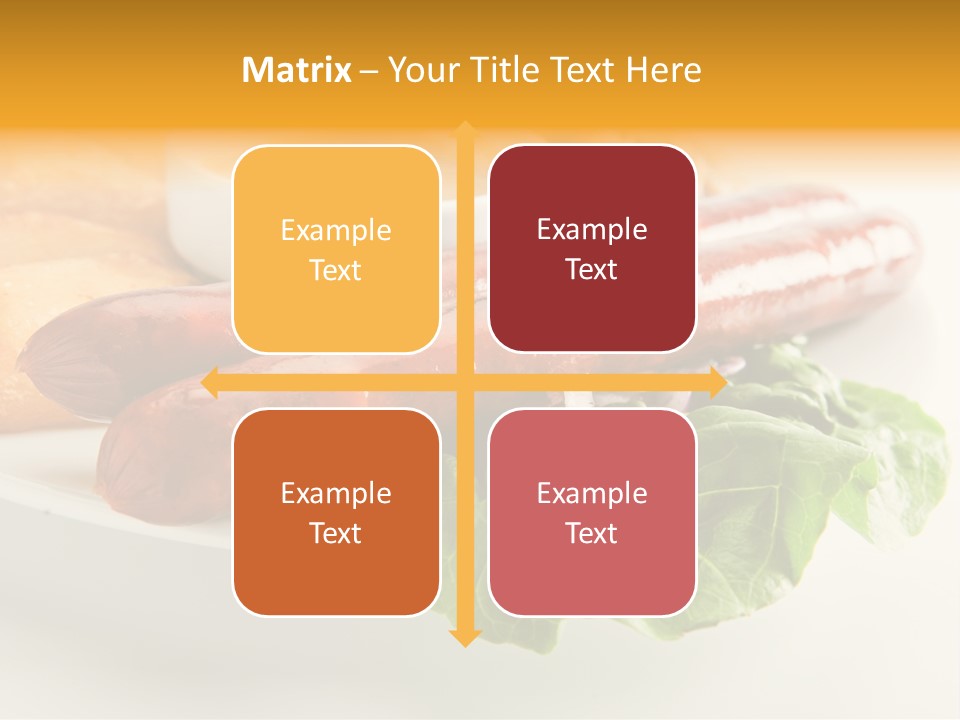 Food Vegetable Fast PowerPoint Template
