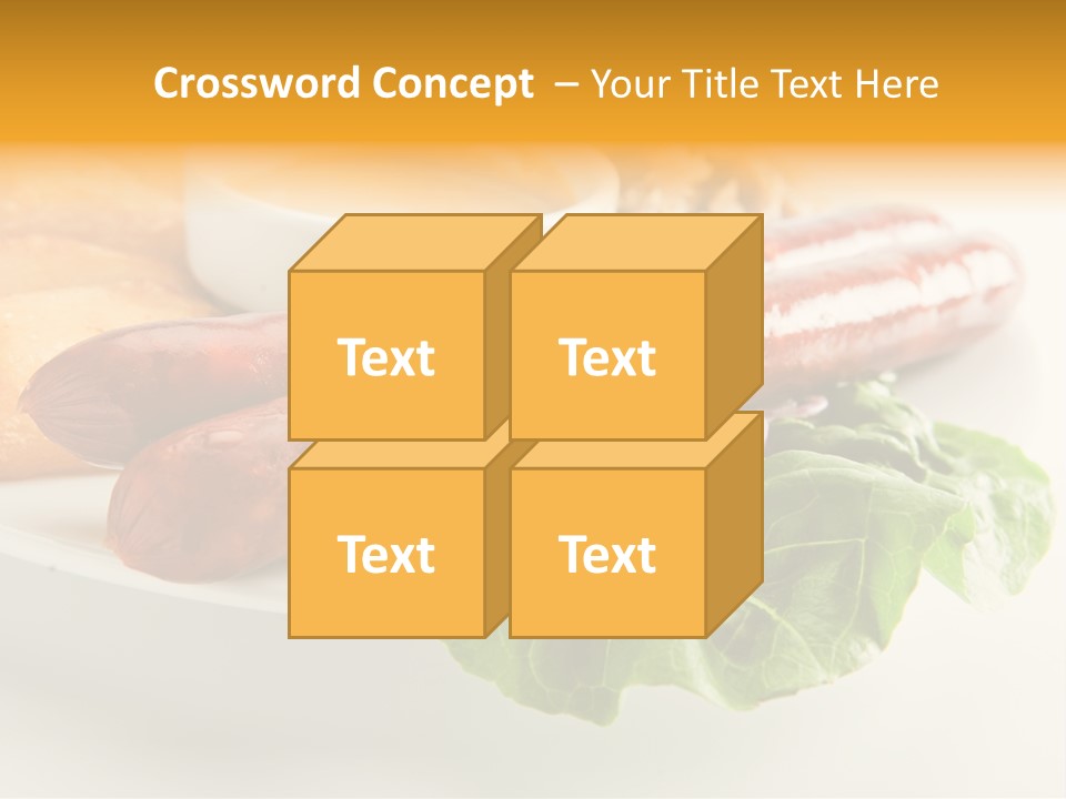 Food Vegetable Fast PowerPoint Template