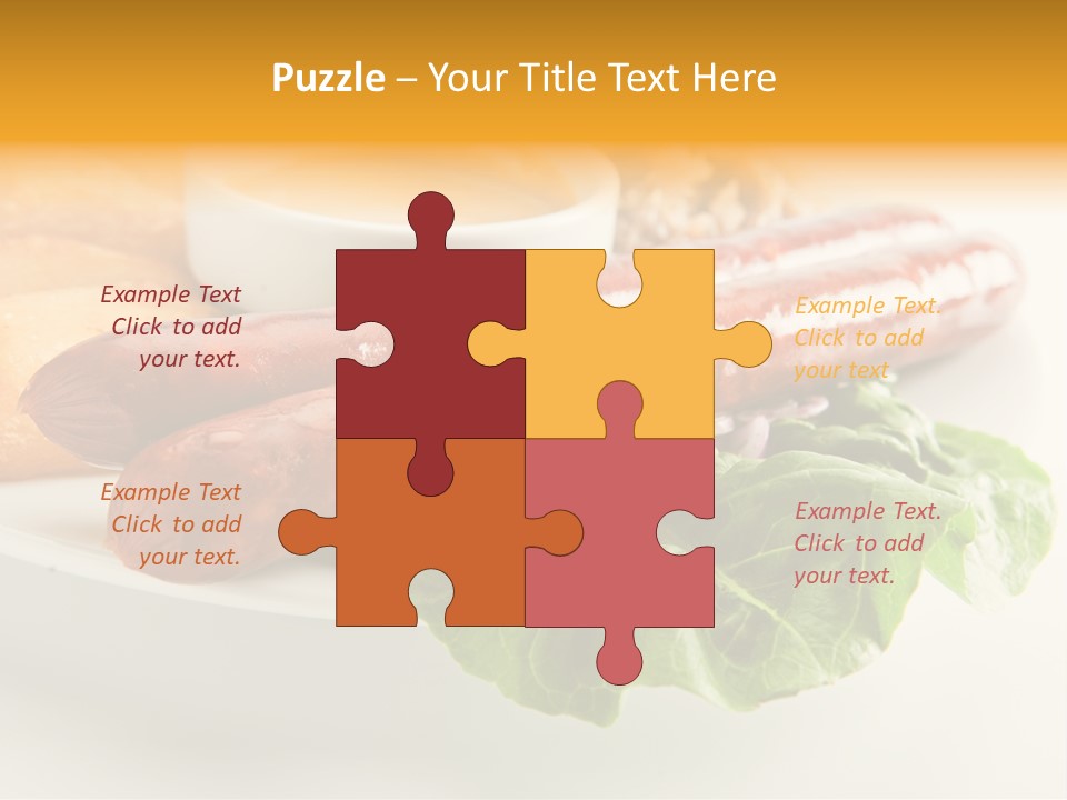 Food Vegetable Fast PowerPoint Template