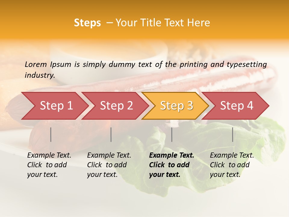 Food Vegetable Fast PowerPoint Template