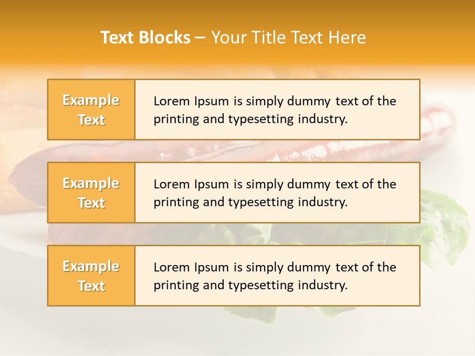 Food Vegetable Fast PowerPoint Template