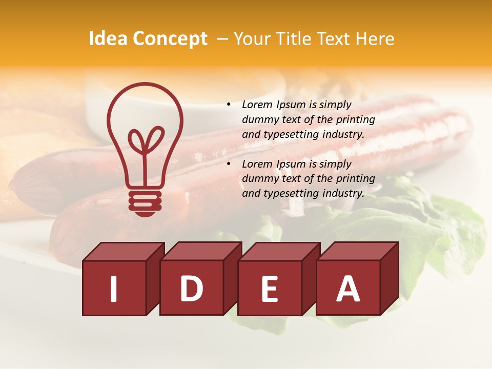 Food Vegetable Fast PowerPoint Template