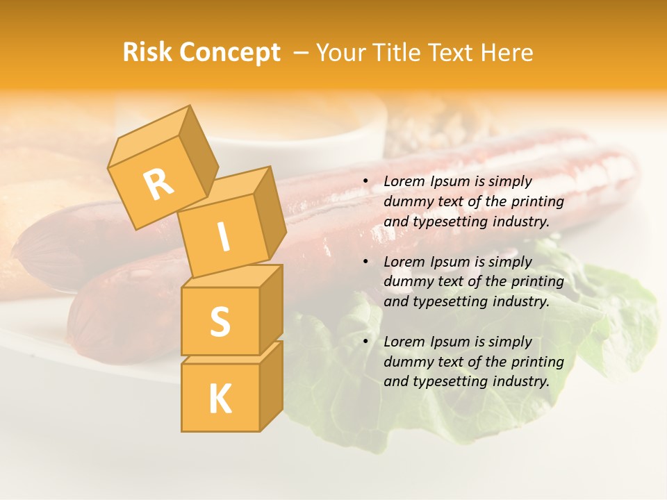 Food Vegetable Fast PowerPoint Template