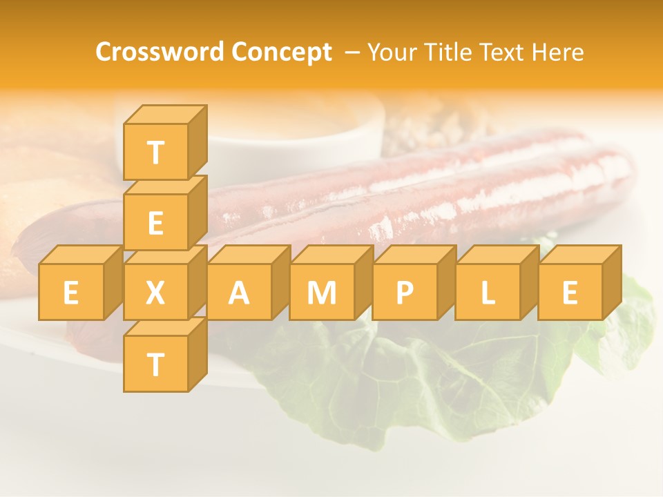 Food Vegetable Fast PowerPoint Template