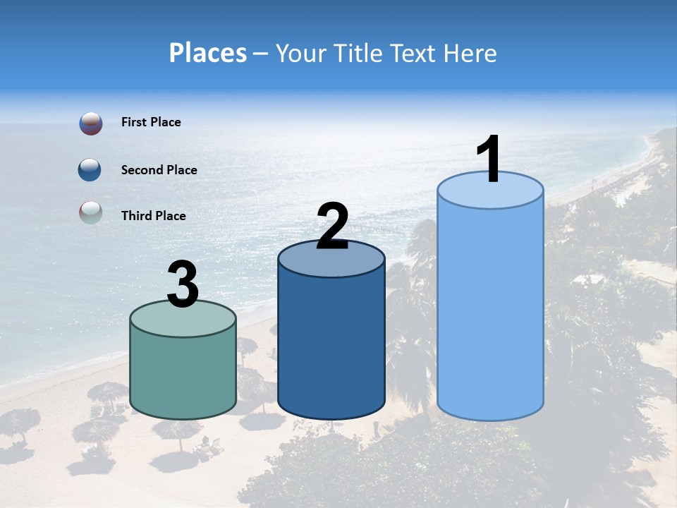 Vacation Beautiful Sunny PowerPoint Template