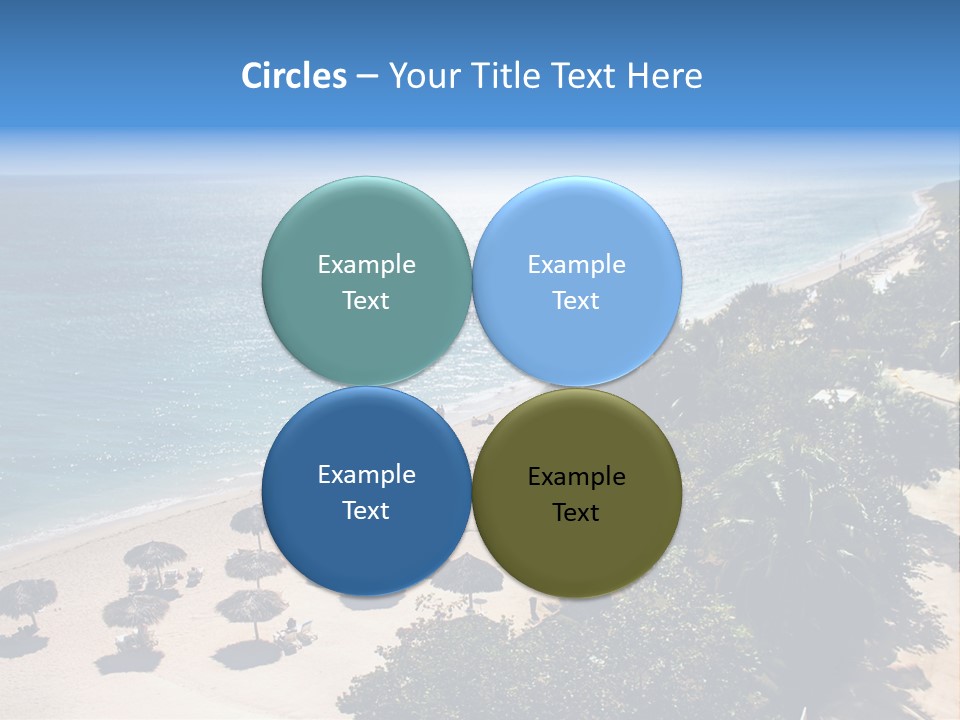 Vacation Beautiful Sunny PowerPoint Template