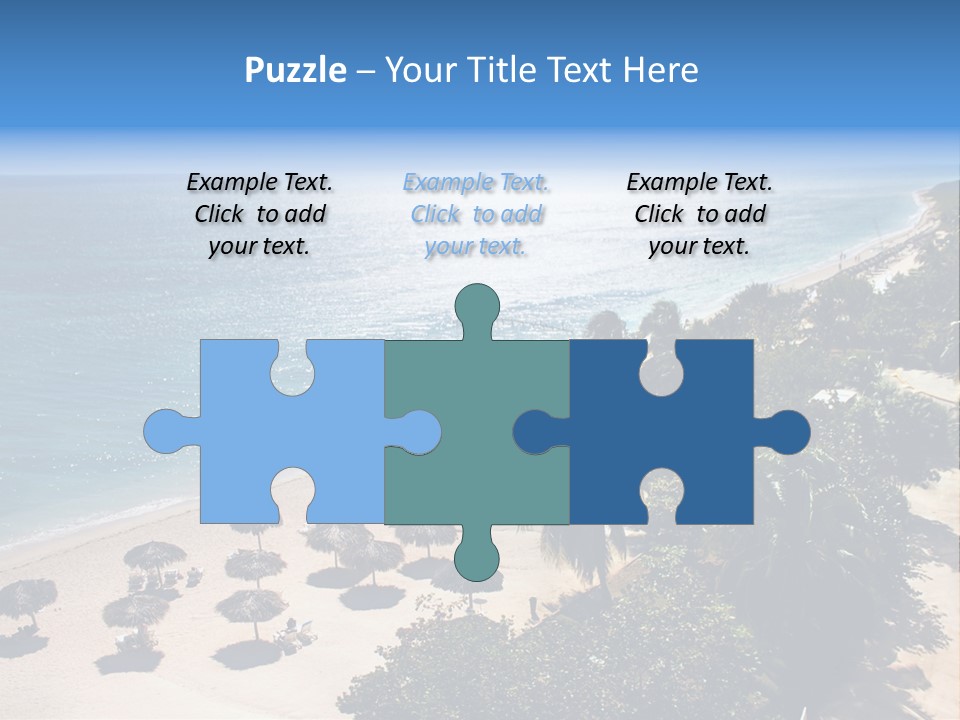 Vacation Beautiful Sunny PowerPoint Template
