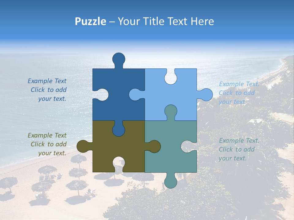 Vacation Beautiful Sunny PowerPoint Template