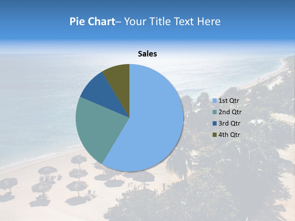 Vacation Beautiful Sunny PowerPoint Template
