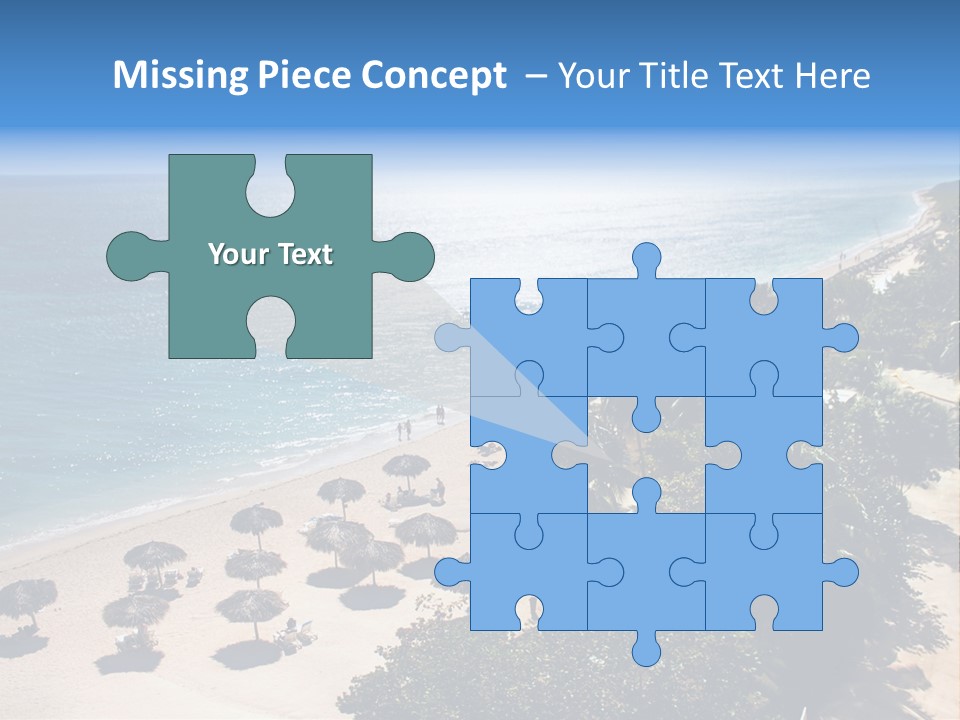 Vacation Beautiful Sunny PowerPoint Template