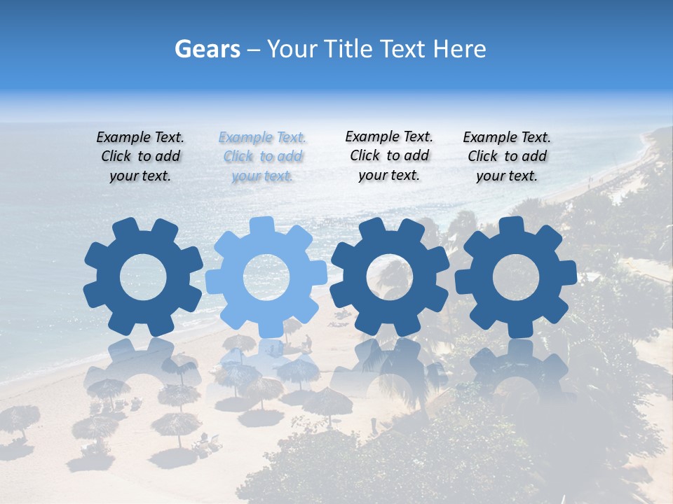 Vacation Beautiful Sunny PowerPoint Template