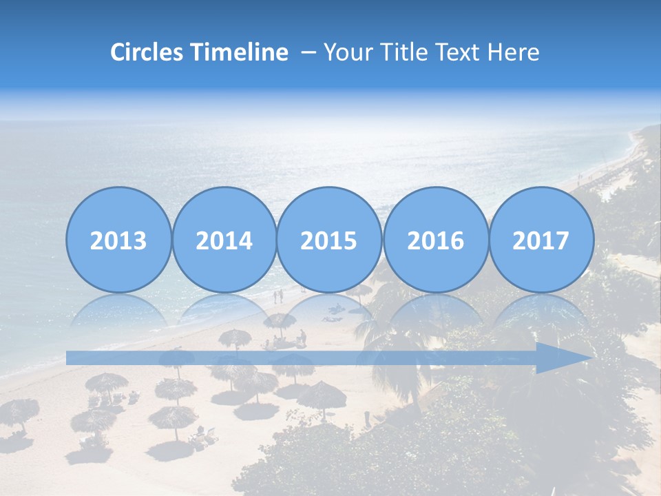 Vacation Beautiful Sunny PowerPoint Template