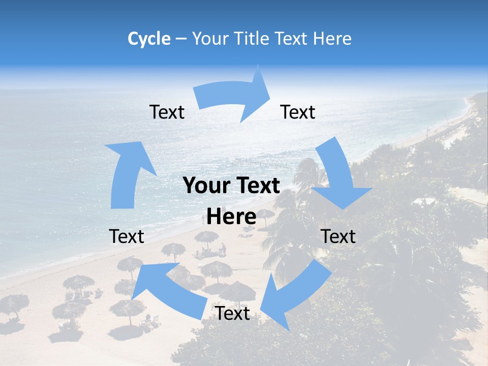 Vacation Beautiful Sunny PowerPoint Template