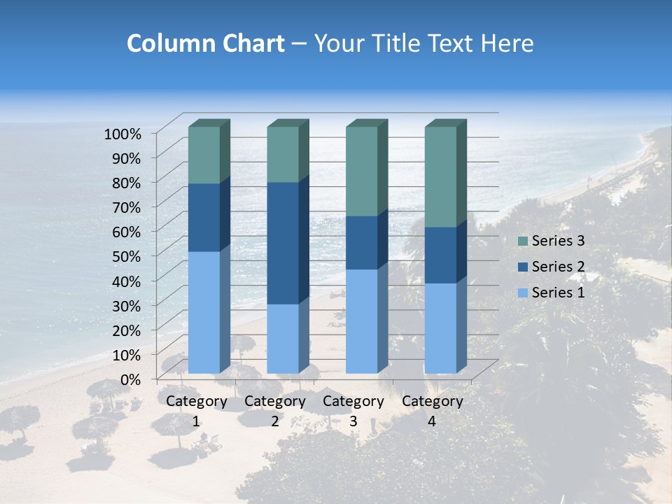 Vacation Beautiful Sunny PowerPoint Template