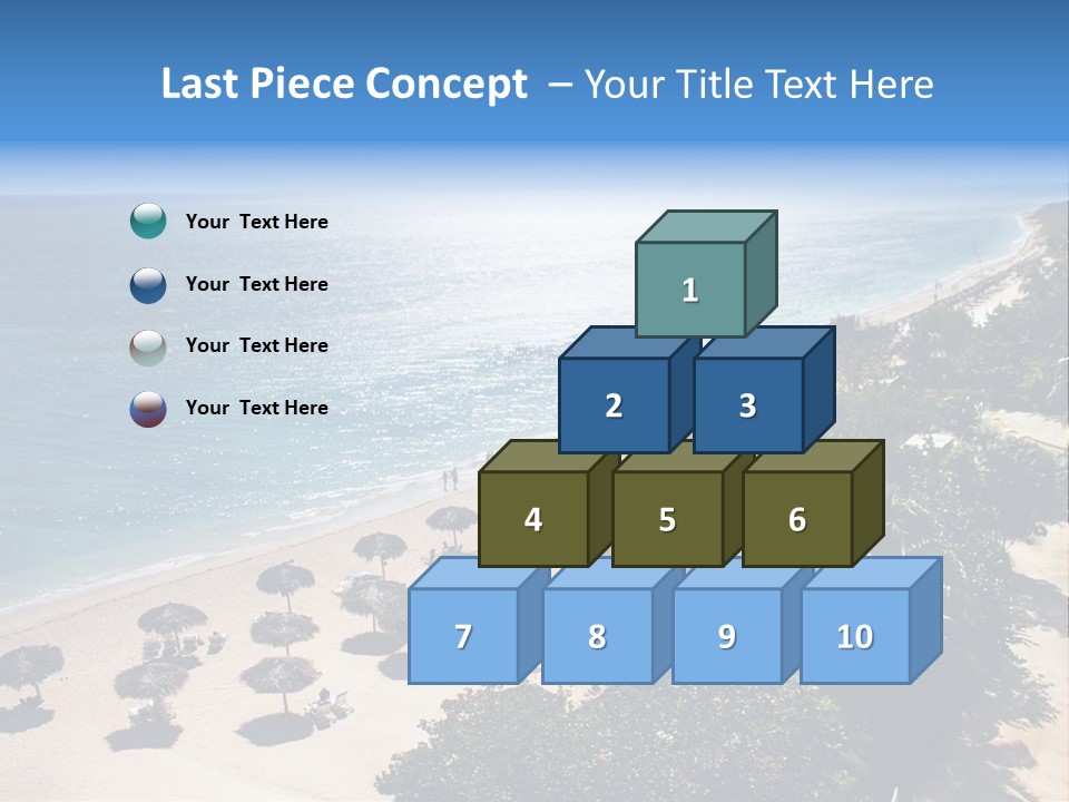 Vacation Beautiful Sunny PowerPoint Template
