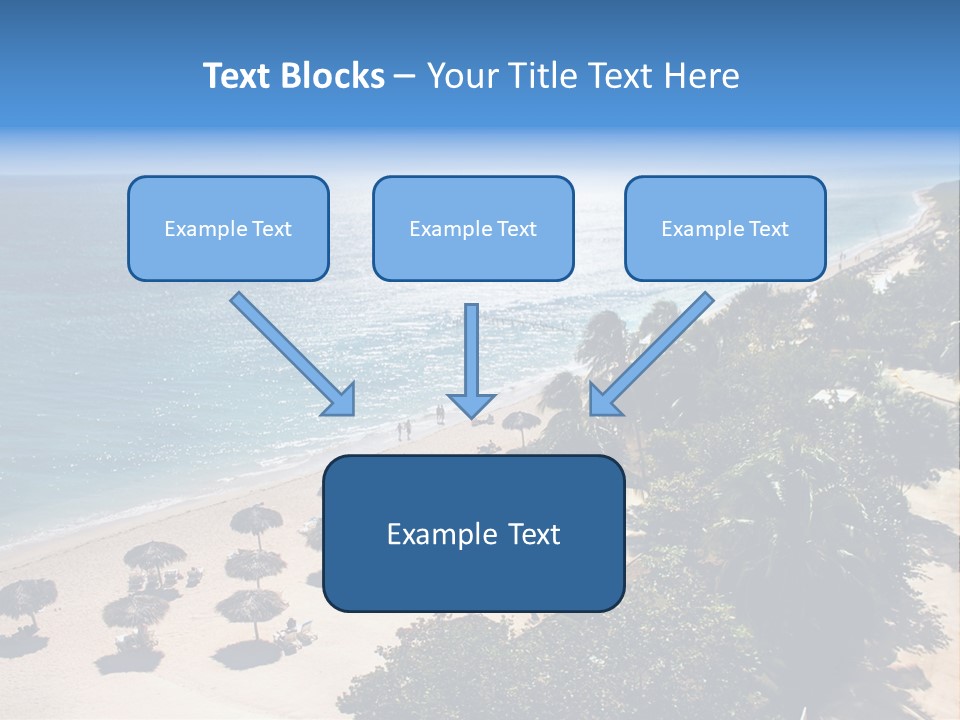 Vacation Beautiful Sunny PowerPoint Template