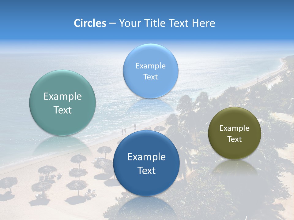 Vacation Beautiful Sunny PowerPoint Template