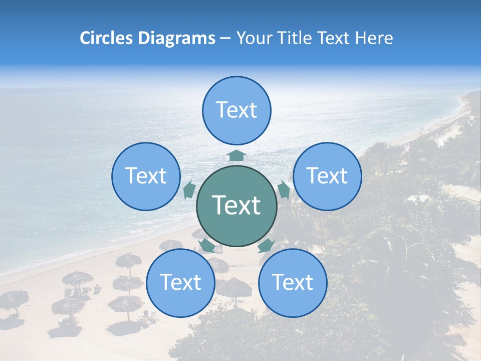 Vacation Beautiful Sunny PowerPoint Template