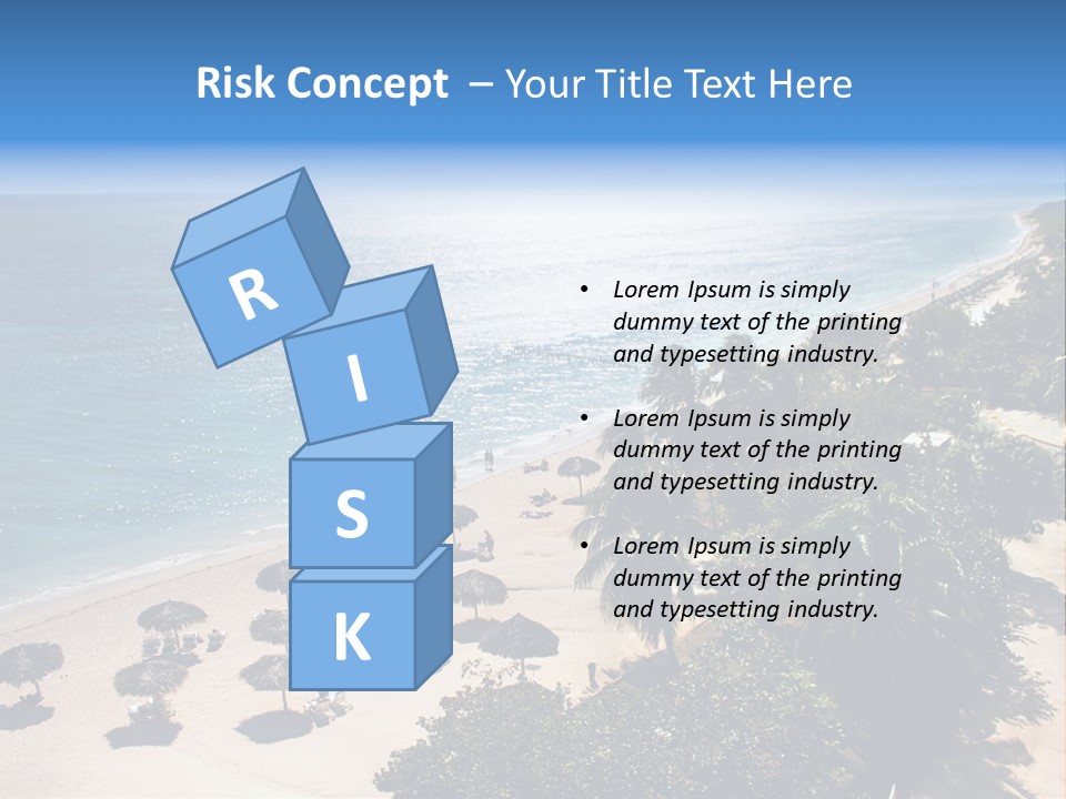 Vacation Beautiful Sunny PowerPoint Template