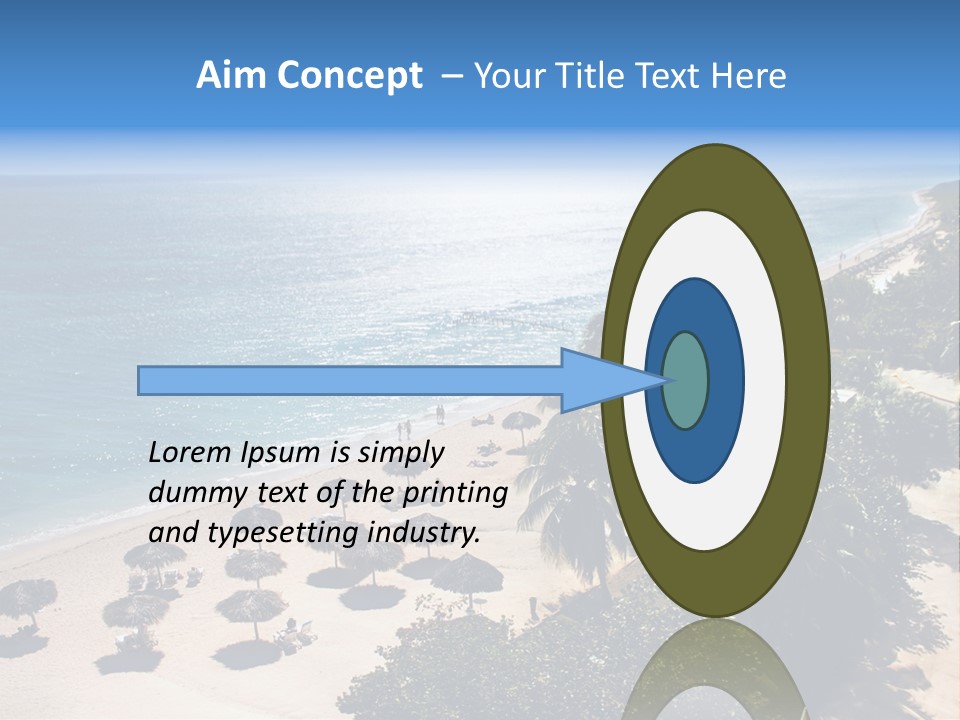 Vacation Beautiful Sunny PowerPoint Template
