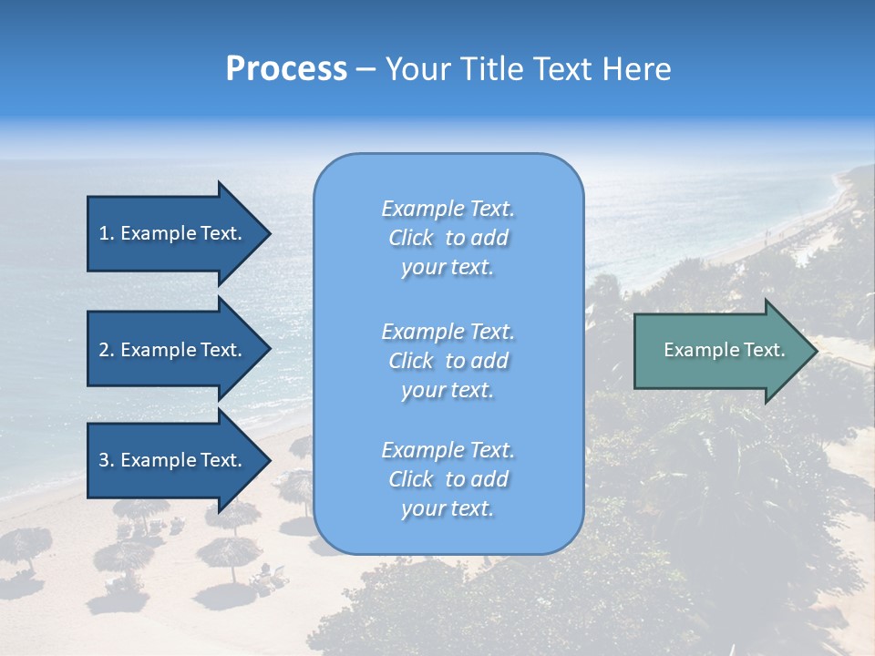 Vacation Beautiful Sunny PowerPoint Template