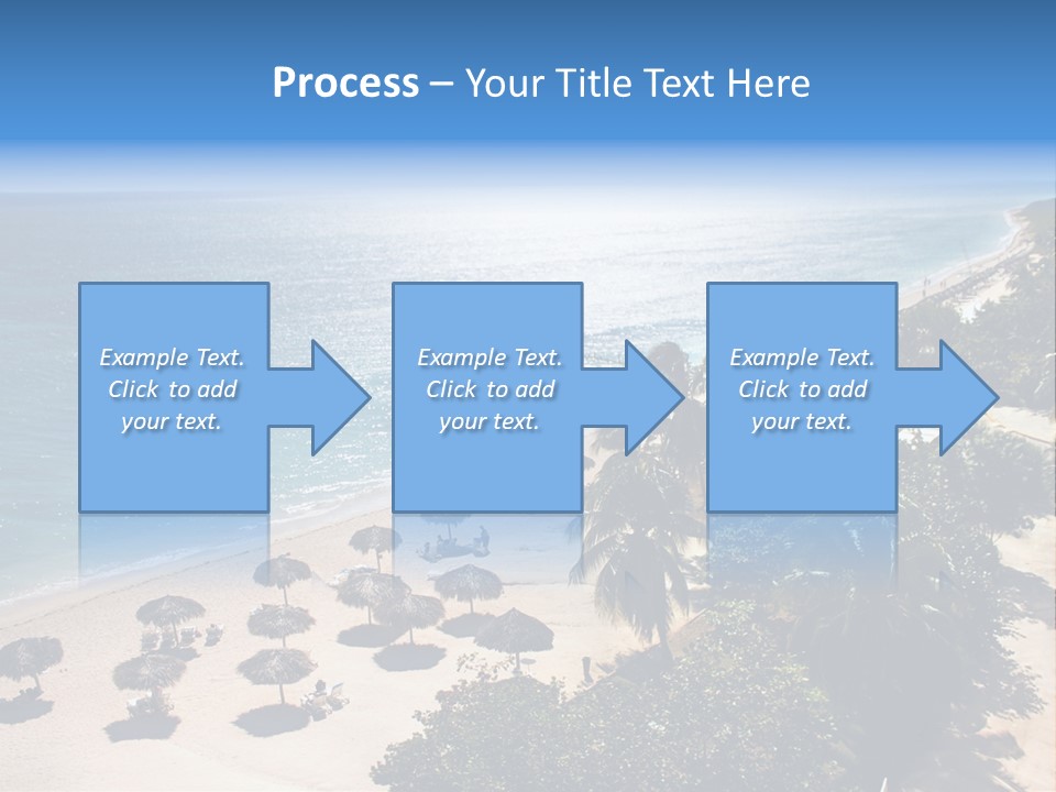 Vacation Beautiful Sunny PowerPoint Template