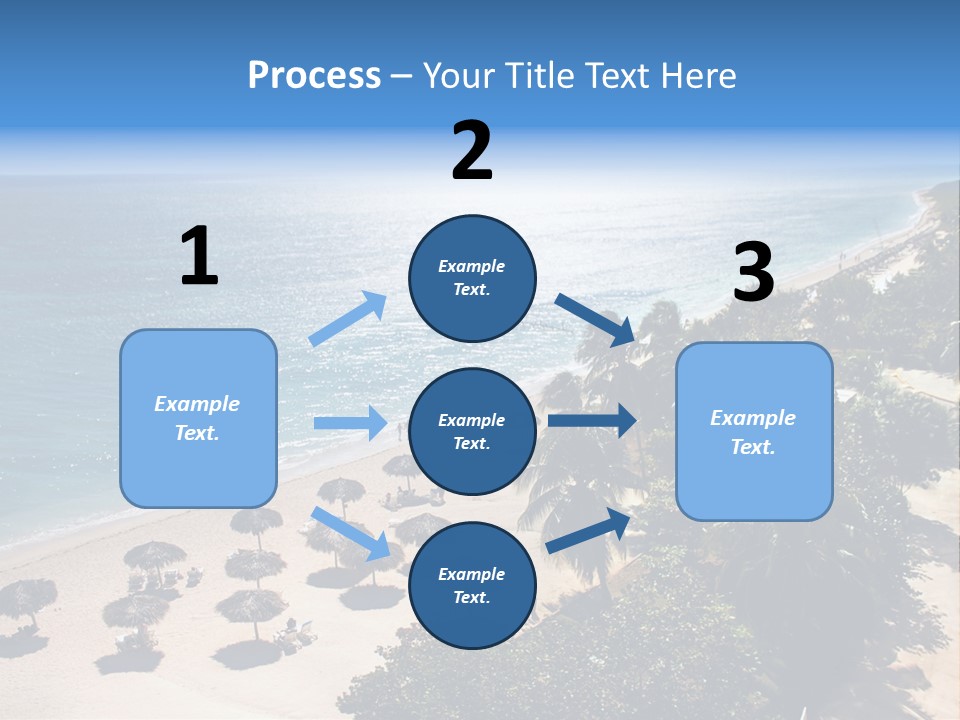 Vacation Beautiful Sunny PowerPoint Template