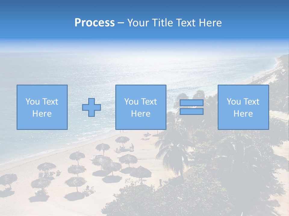 Vacation Beautiful Sunny PowerPoint Template