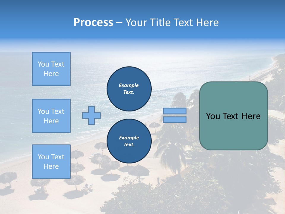 Vacation Beautiful Sunny PowerPoint Template