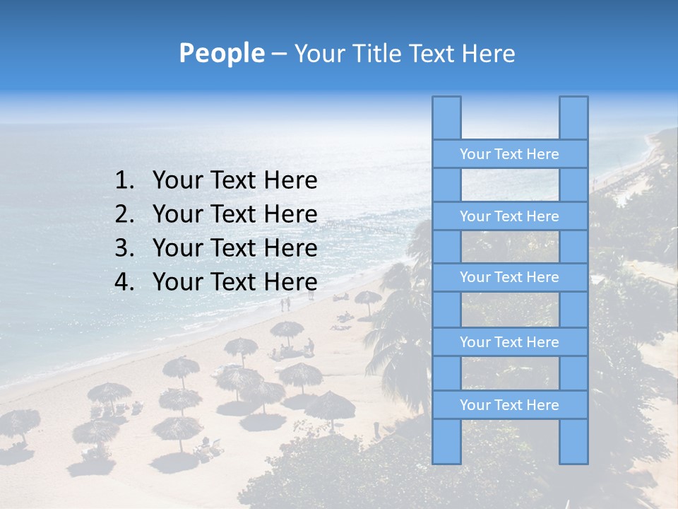 Vacation Beautiful Sunny PowerPoint Template