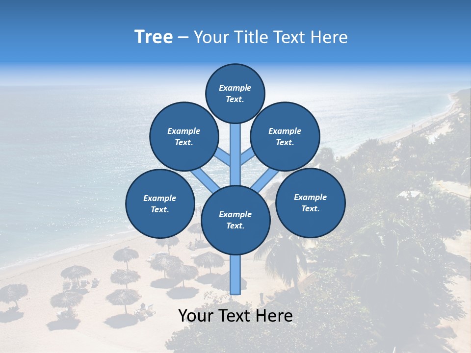Vacation Beautiful Sunny PowerPoint Template