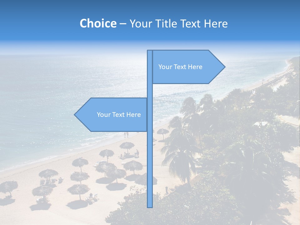 Vacation Beautiful Sunny PowerPoint Template