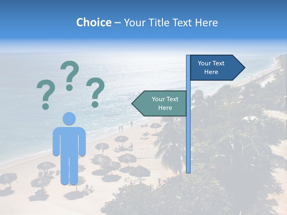 Vacation Beautiful Sunny PowerPoint Template