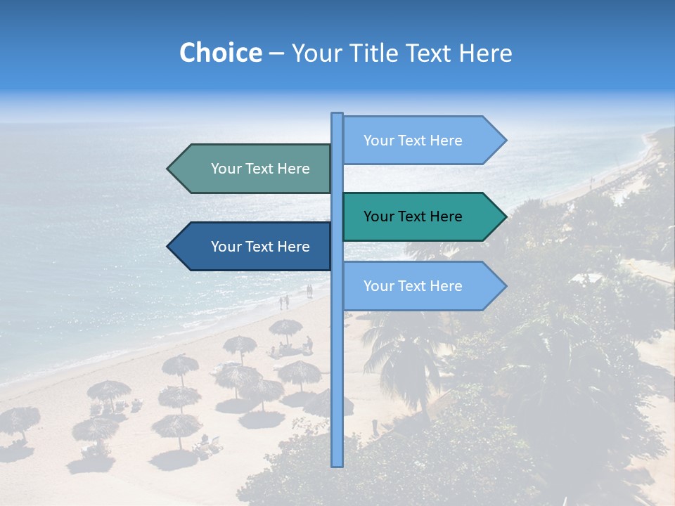 Vacation Beautiful Sunny PowerPoint Template