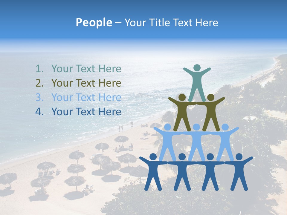 Vacation Beautiful Sunny PowerPoint Template