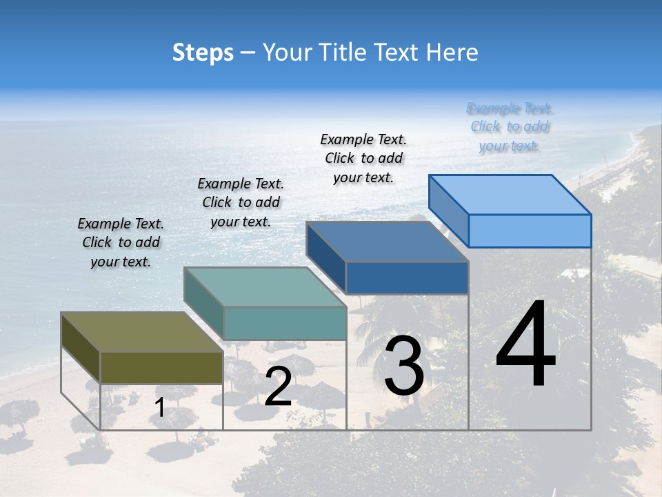 Vacation Beautiful Sunny PowerPoint Template