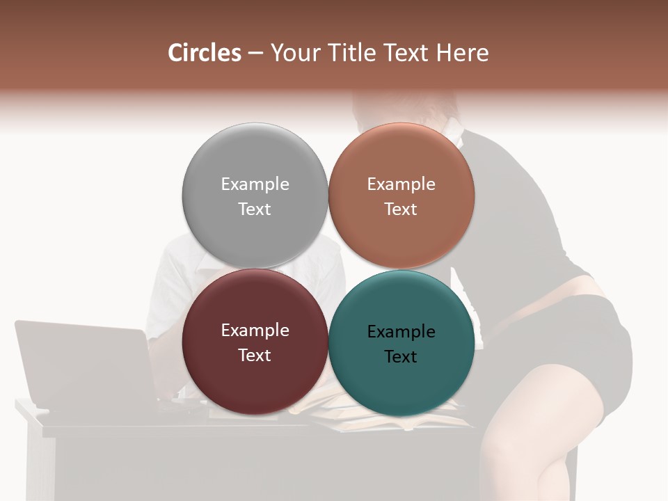 Test Sitting White PowerPoint Template