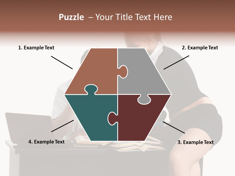 Test Sitting White PowerPoint Template