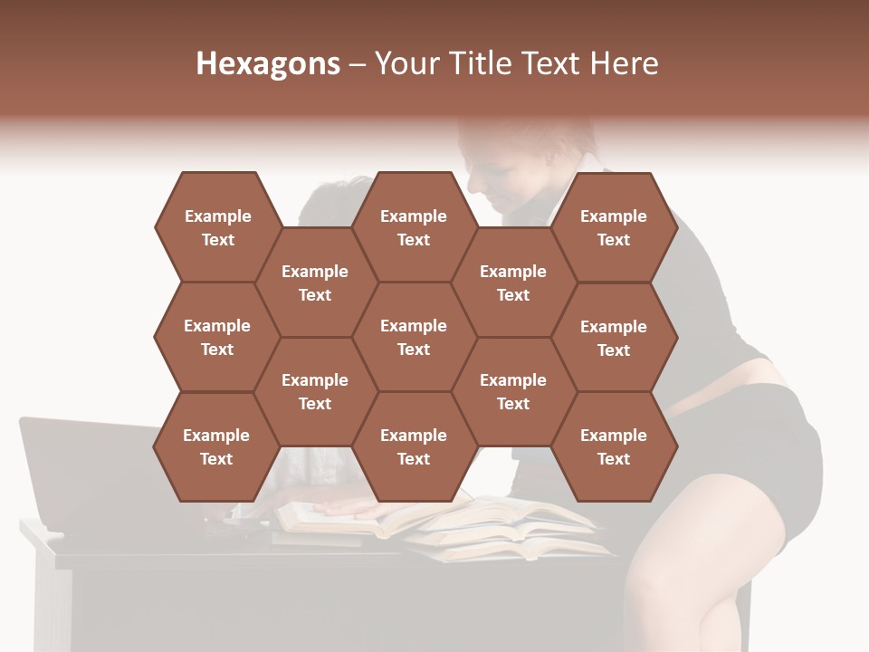 Test Sitting White PowerPoint Template