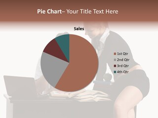 Test Sitting White PowerPoint Template