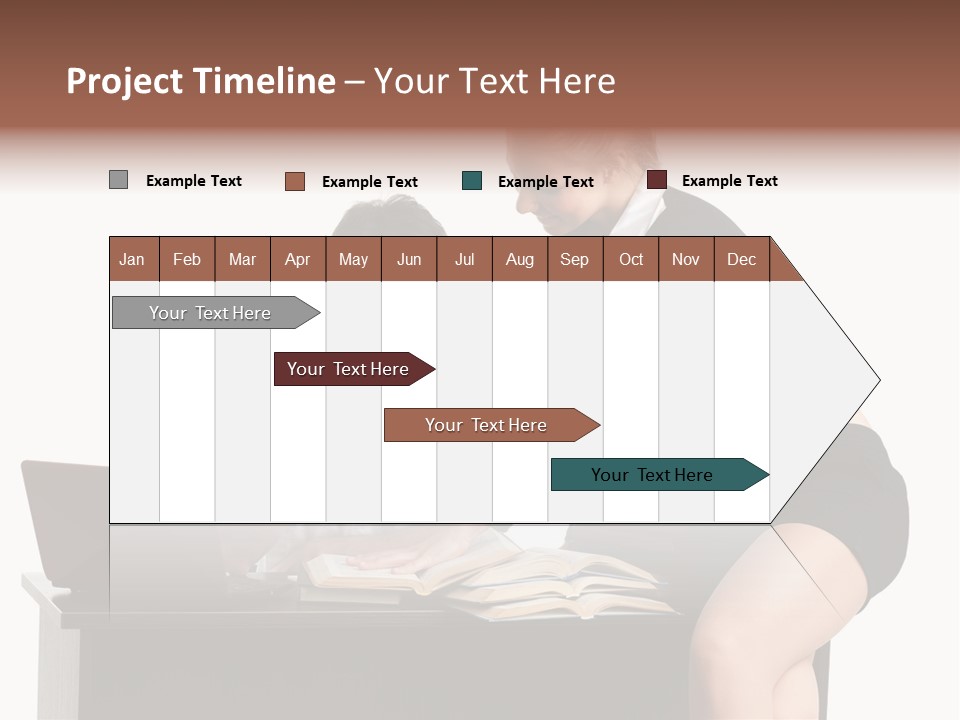 Test Sitting White PowerPoint Template