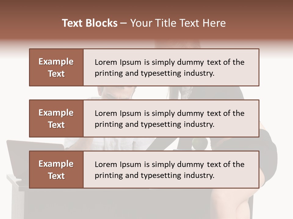 Test Sitting White PowerPoint Template