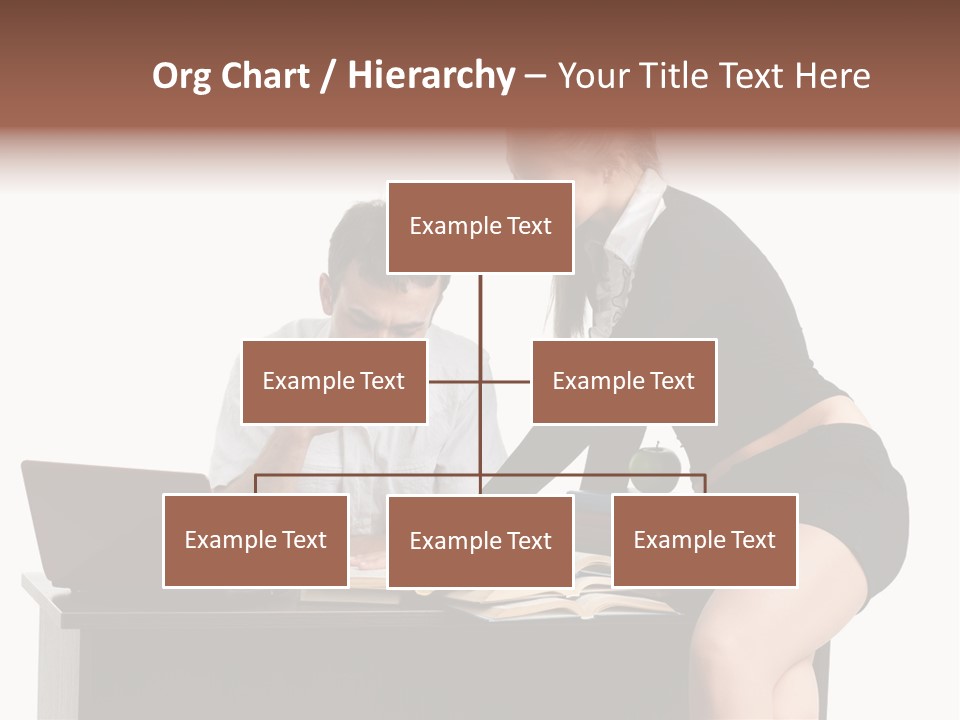 Test Sitting White PowerPoint Template