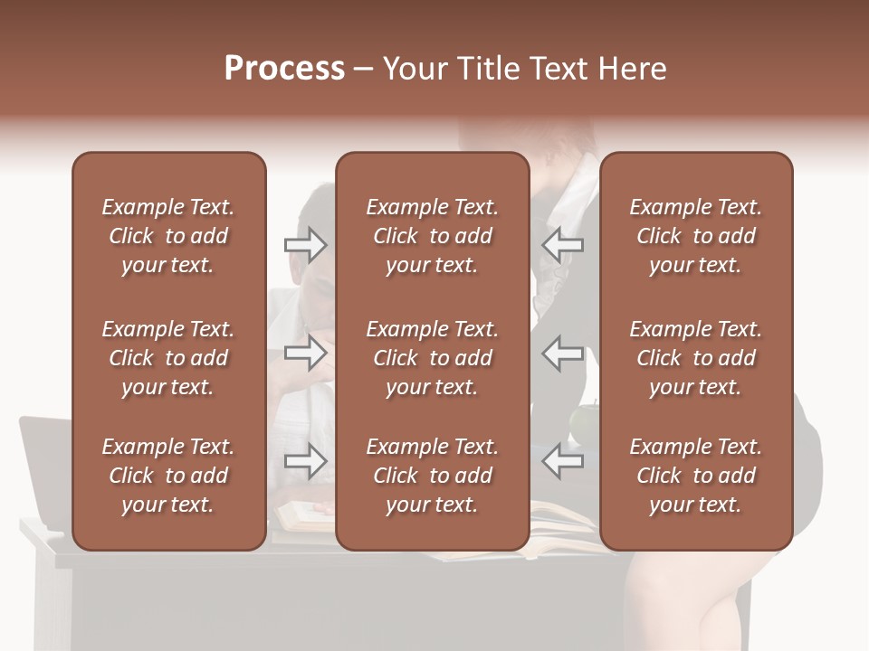 Test Sitting White PowerPoint Template